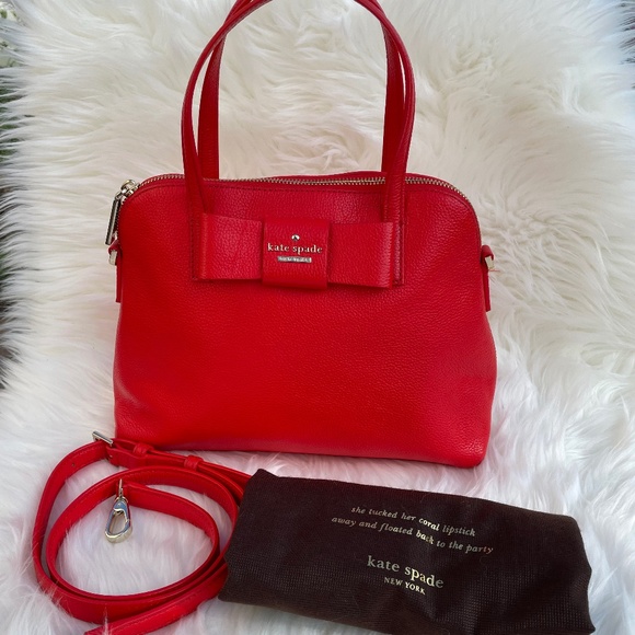 KATE SPADE Leather Bow satchel - Picture 8 of 16